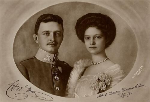L'empereur Charles d'Autriche et son épouse Zita