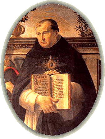 Saint Thomas d'Aquin tenant la Bible