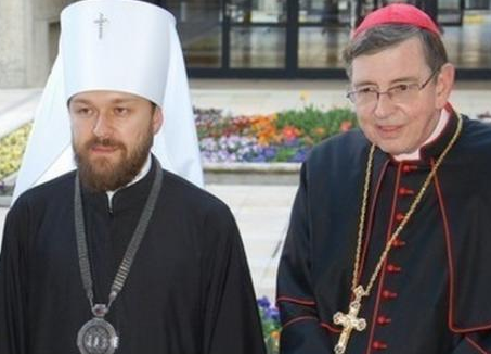 Le métropolite Hilarion et le cardinal Kurt Koch